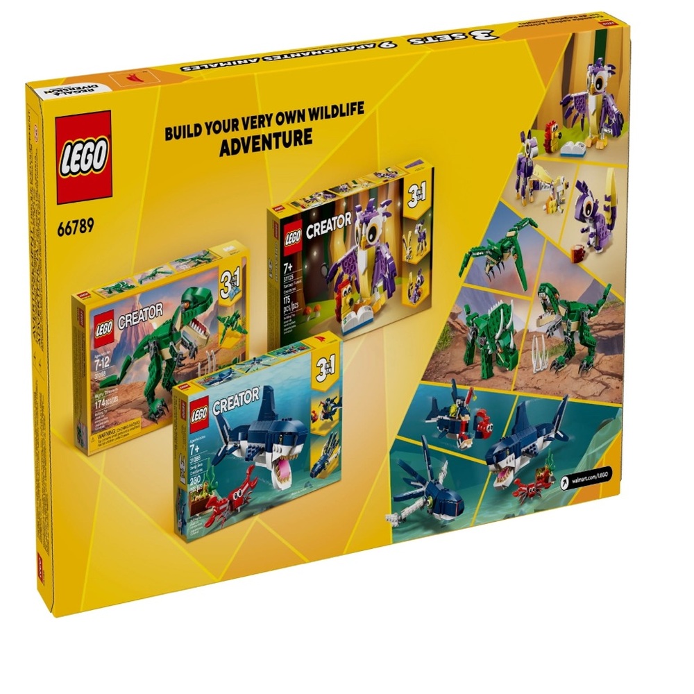 LEGO Creator Animal Set - Purple, Green, Blue - Picture 2 of 7